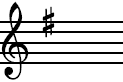 G major (E minor) key signature