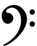 bass clef