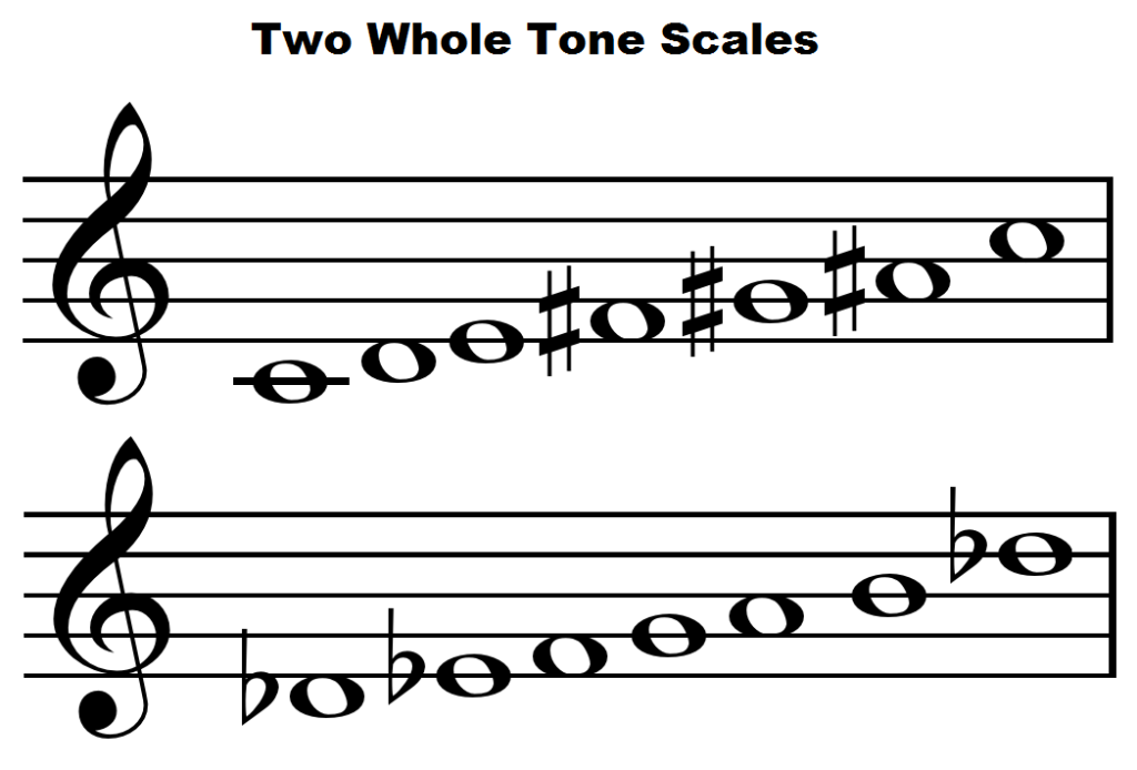 two whole tone scales