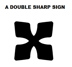 double sharp sign