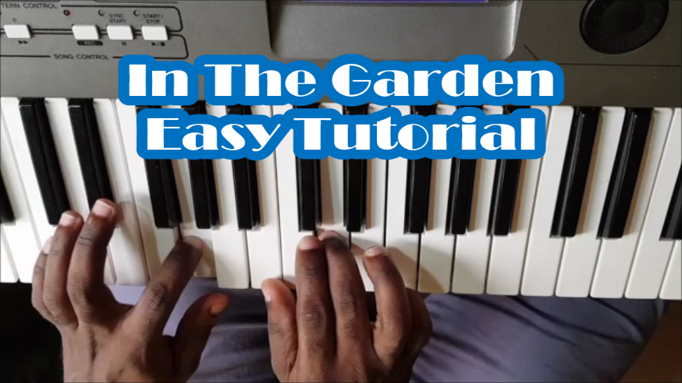 in the garden easy tutorial