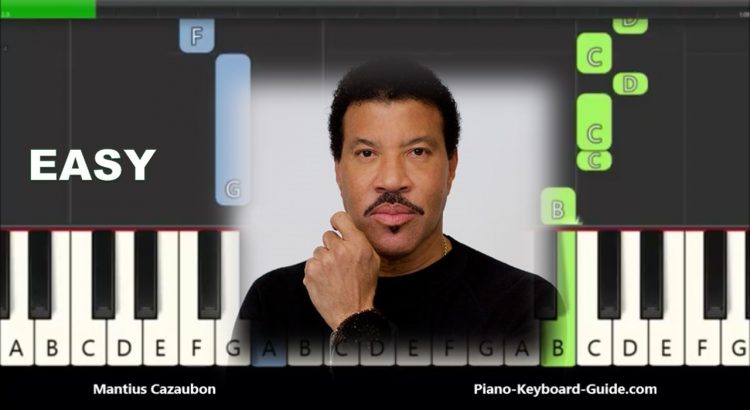 lionel richie hello piano tutorial