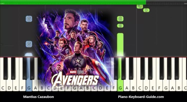 Avengers: Endgame Portals Piano Notes - Easy Tutorial