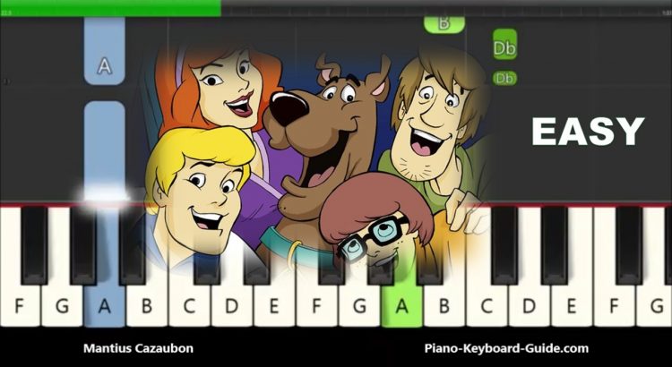 Scooby Doo Theme Song Piano Tutorial – Notes